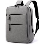 DeTech Batoh pro notebook Power Backpack BP-03, 15.6", šedá – Sleviste.cz