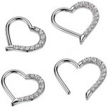 Šperky4U piercing segment titan srdíčko TIT1441-1210 – Hledejceny.cz