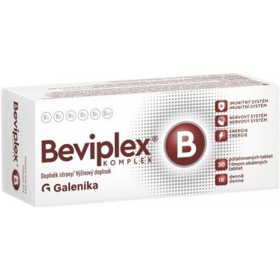 Galenika Beviplex B komplex 30 tablet – Hledejceny.cz