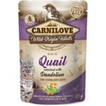 Carnilove Sterilized Cat Quail with Dandelion 85 g – Sleviste.cz