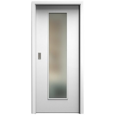 Sapeli Elegant Komfort M55 posuvné bílá perla 80 x 210 cm Satináto bílé – Hledejceny.cz