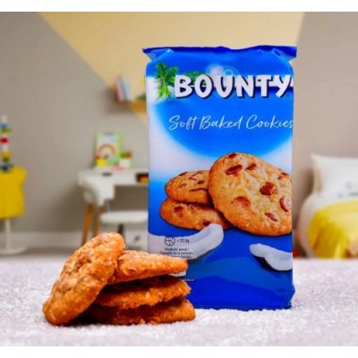 Bounty Kokosové sušenky s kousky čokolády 180 g – Zboží Mobilmania