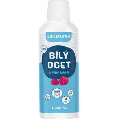 ALLNATURE Bílý ocet 10% s vůní malin 1000 ml – Hledejceny.cz