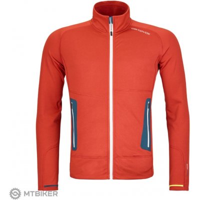 Ortovox Fleece Light Jacket M cengia rossa – Zboží Mobilmania