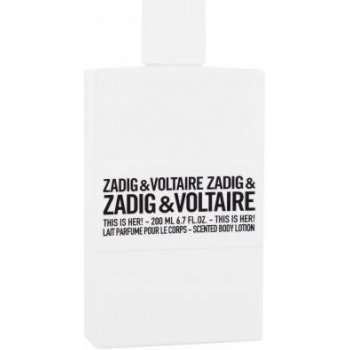 Zadig & Voltaire This Is Her! tělové mléko 200 ml