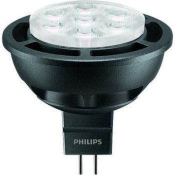 Philips LED žárovka MR16 GU5,3 6.5W 35W teplá bílá 2700K stmívatelná, reflektor 12V