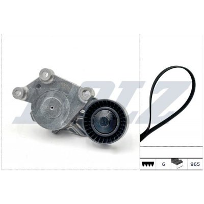 Sada žebrovaných klínových řemenů DOLZ SKD197A – Zboží Mobilmania