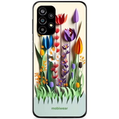 Pouzdro Mobiwear Glossy Samsung Galaxy A23 / A23 5G - G015G Barevné květinky
