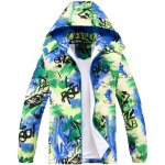 Kugo bunda B2871 modré zipy – Zboží Mobilmania