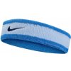 Čelenka Nike Swoosh headband lt photo blue/celestine blue