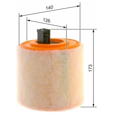 BOSCH Vzduchový filtr F026400436 – Hledejceny.cz