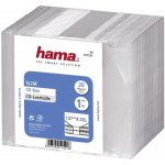 Hama útlý obal na CD 00011521 1 CD/DVD/Blu-Ray transparentní polystyren 20 ks – Zboží Živě