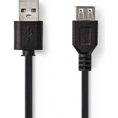 Nedis CCGP60010BK30 USB 2.0, A Zástrčka - A Zásuvka, 3m, černý – Zboží Mobilmania