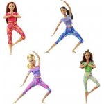 Barbie V pohybu Blondýnka ve fialovém topu GXF04 – Zboží Mobilmania