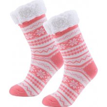 BERIT Ponožky na spaní lososové