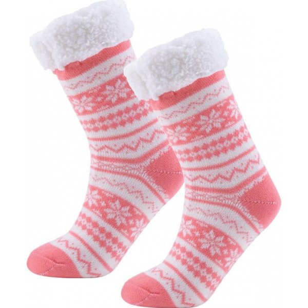  BERIT Ponožky na spaní lososové