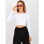 Rue Paris crop top s holými zády bz-8010.82 white – Zboží Mobilmania