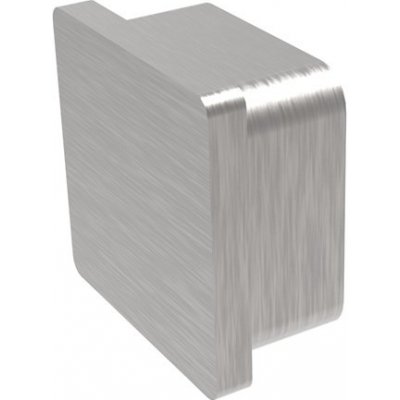 Hahn Steel Plochá záslepka na profil 40 x 40 x 2,0 mm, broušená, AISI 304 – Sleviste.cz