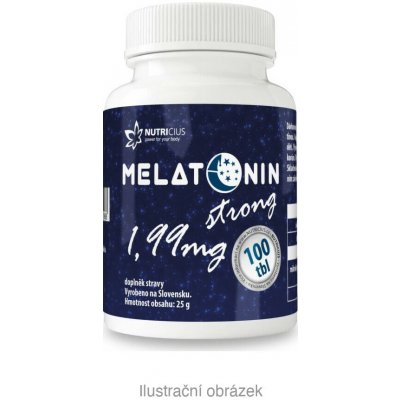 Melatonin strong 1,99mg 100 tablet – Hledejceny.cz