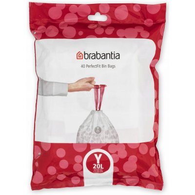 Brabantia PerfectFit pytle 20 L Y 40ks v balení 18µm – Sleviste.cz