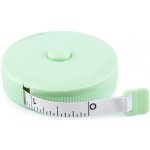 Pro Háčkování Metr krejčovský svinovací 150cm mentolový – Sleviste.cz