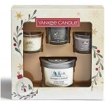 Yankee Candle Snow Globe Wonderland dárková sada tumbler malý + votivní svíčka ve skle 3 x 37 g – Zboží Dáma