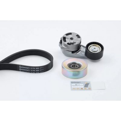 CONTITECH Sada drážkových klínových řemenů CTT 6PK986K2 – Zboží Mobilmania