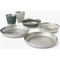 Sea to Summit Detour Stainless Steel Collapsible Dinnerware Set