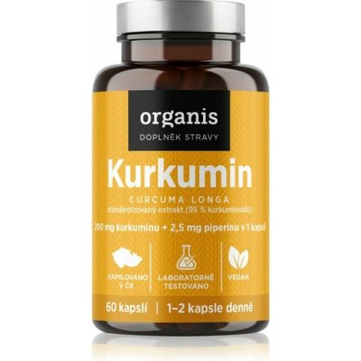 Allnature Organis Kurkumin 60 kapslí – Hledejceny.cz