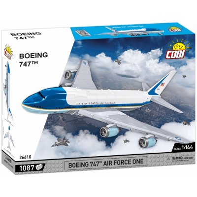 COBI 26610 Dopravní letadlo amerických prezidentů Boeing 747 Air Force One 1:144 – Zbozi.Blesk.cz