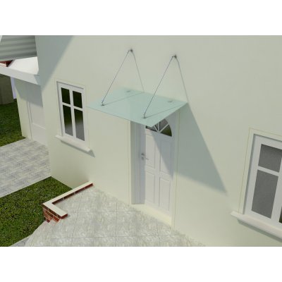 Fisher Olymp skleněná mléčná 150x90 cm – Zboží Mobilmania