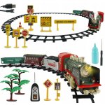 Woopie Elektrická železnice nádraží a policejní vrtulník auta 92 ks – Zboží Dáma