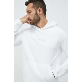 Calvin Klein Performance Essentials bílá s kapucí