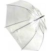 Deštník Deštník průhledný bílý