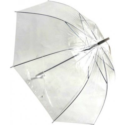 Deštník průhledný bílý – Zboží Mobilmania