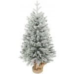 HOMCOM Mini umělá vánoční stromek, 90 cm, umělá jedle s efektem sněhu – Hledejceny.cz