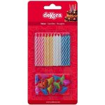 Dekora Barevné dortové svíčky se zápichem – Zboží Mobilmania