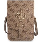 Pouzdro Guess PU 4G Metal Logo Uni. Phone Bag hnědé – Sleviste.cz
