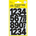 Avery Zweckform 3785 Samolepicí číslice, fólie, 25 mm, 28 ks, černé – Hledejceny.cz