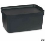 Kipit úložný box s víkem 7,5 l 21 x 14,2 x 32 cm antracitová – Sleviste.cz