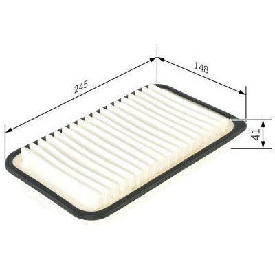Vzduchový filtr BOSCH F 026 400 341 – Hledejceny.cz