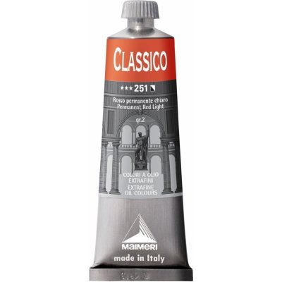 Maimeri Classico olejová barva permanent red light 60 ml – Hledejceny.cz