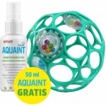 Oball RATTLE 10 cm dark turquoise + Aquaint 50ml – Zboží Dáma