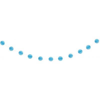 Girlanda papírová modré koule 2.13m – Zbozi.Blesk.cz