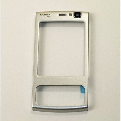 Kryt Nokia N95 přední stříbrný – Zboží Mobilmania