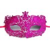 Karnevalový kostým maska škraboška s glitry 3 fuchsiová