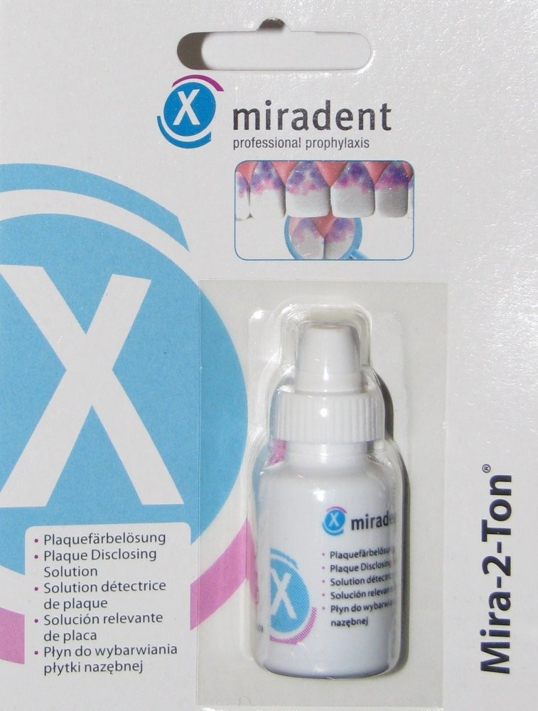 Miradent Mira-2-ton roztok pro indikaci plaku 10 ml od 149 Kč - Heureka.cz