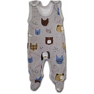 Kojenecké dupačky Animals šedá – Zbozi.Blesk.cz