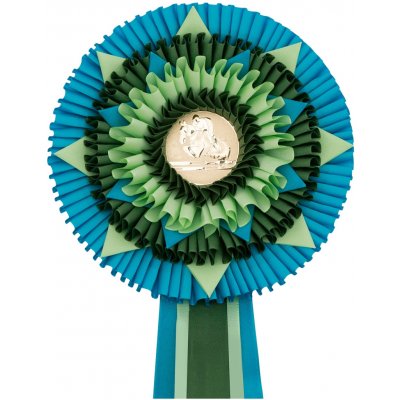 Kokarda šestiřadá KVĚZDA zdobená průměr 20 cm – Zbozi.Blesk.cz