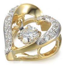 Gems diamantový přívěsek Hortenzia kombinované zlato a brilianty 3821032 5 0 99